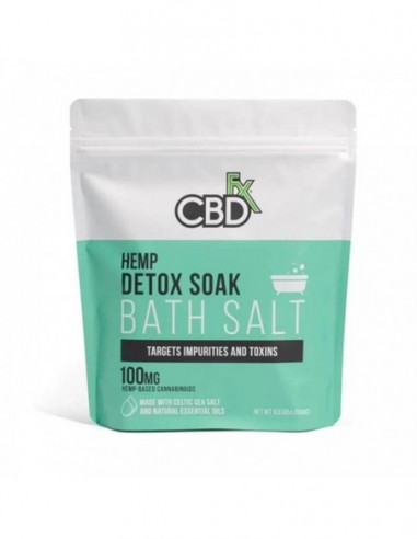 CBDfx Topical CBD Bath Salt Detox 100mg 1pcs:0 US