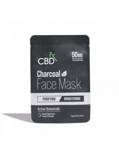 CBDfx Topical CBD Face Mask Charcoal 22ml 50mg 1pcs:0 US