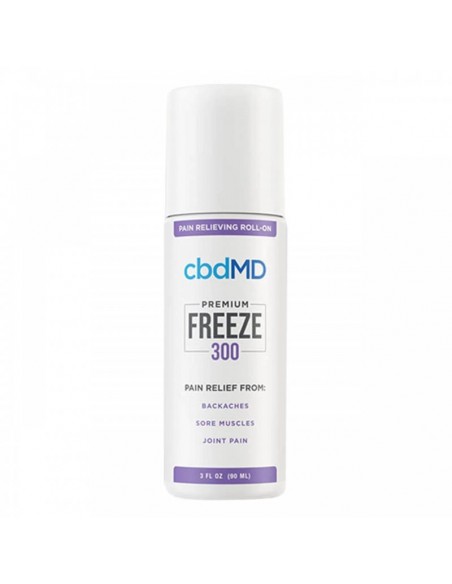 cbdMD Topical CBD Freeze Cold Therapy Gel 3oz Roller 300mg 1pcs:0 US
