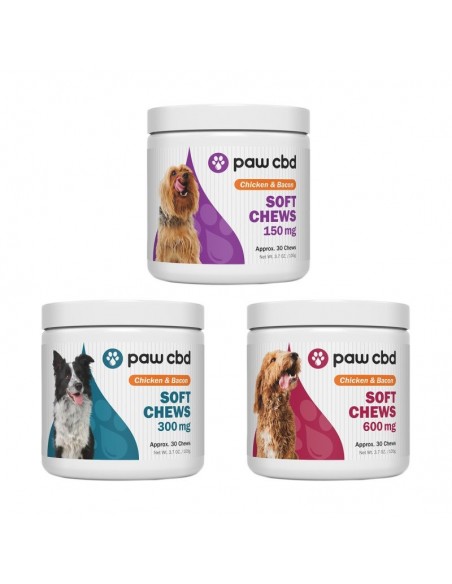 cbdMD Paw CBD Pet CBD Calming Soft Chews for Dogs 0