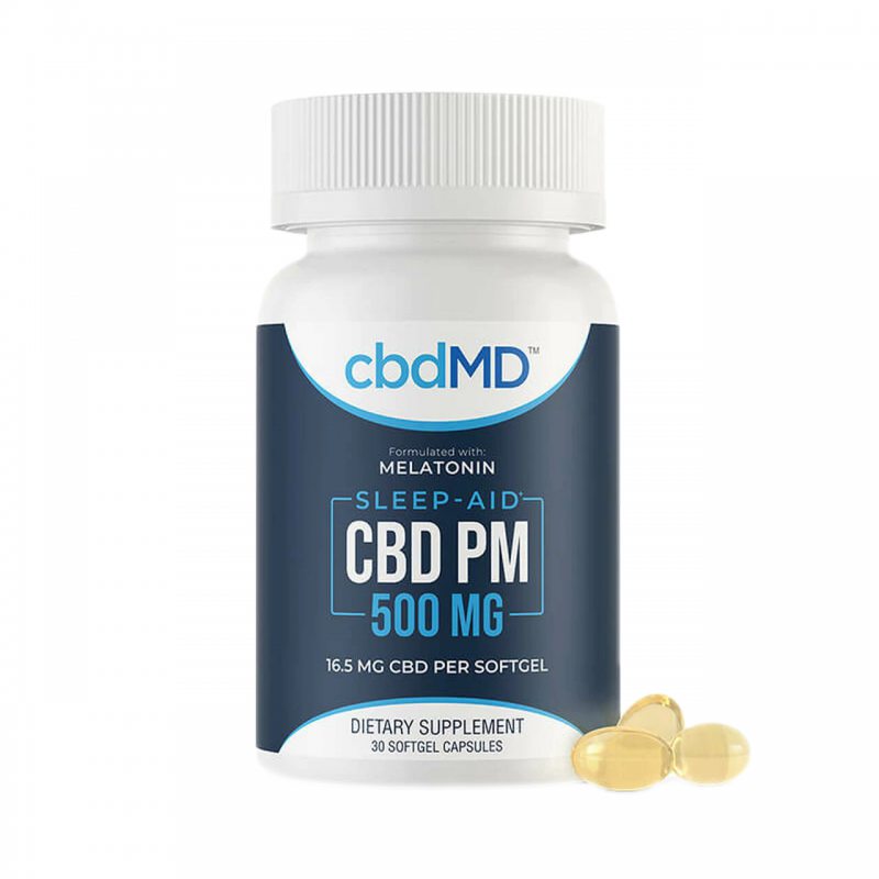 cbdMD Capsules CBD PM Softgels 0