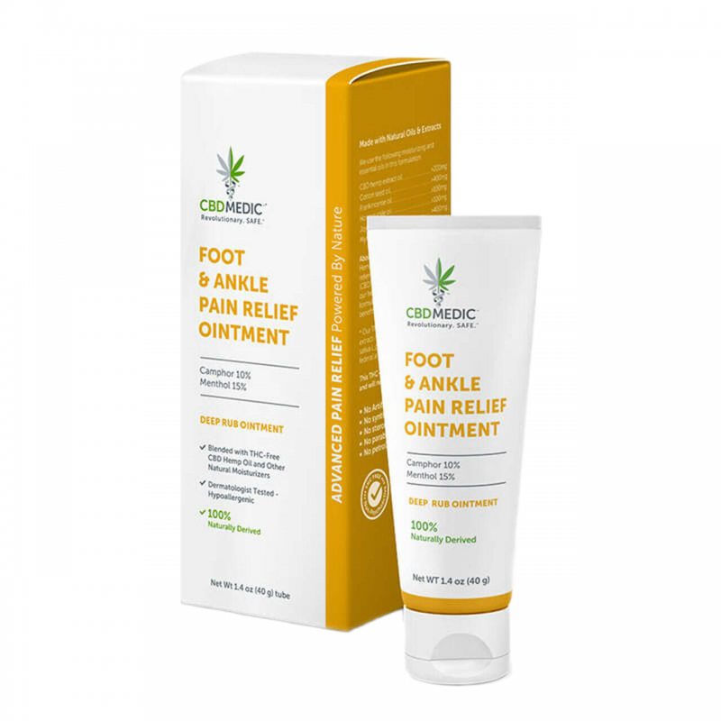 CBDMEDIC Topical CBD Foot & Ankle Pain Relief Ointment 0